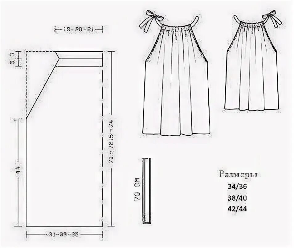 Платье топ выкройка платье детские для шитья - Рукоделие шитье ОК