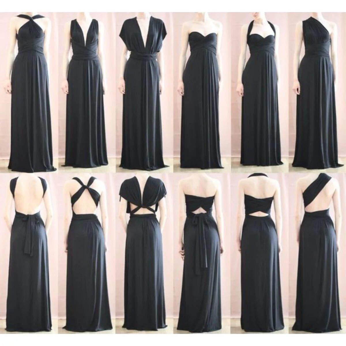 Платье трансформер фото Платья-трансформеры Инфинити ДЛИННЫЕ. Более 50-ти способов завязывания! ЖМИ! Пла