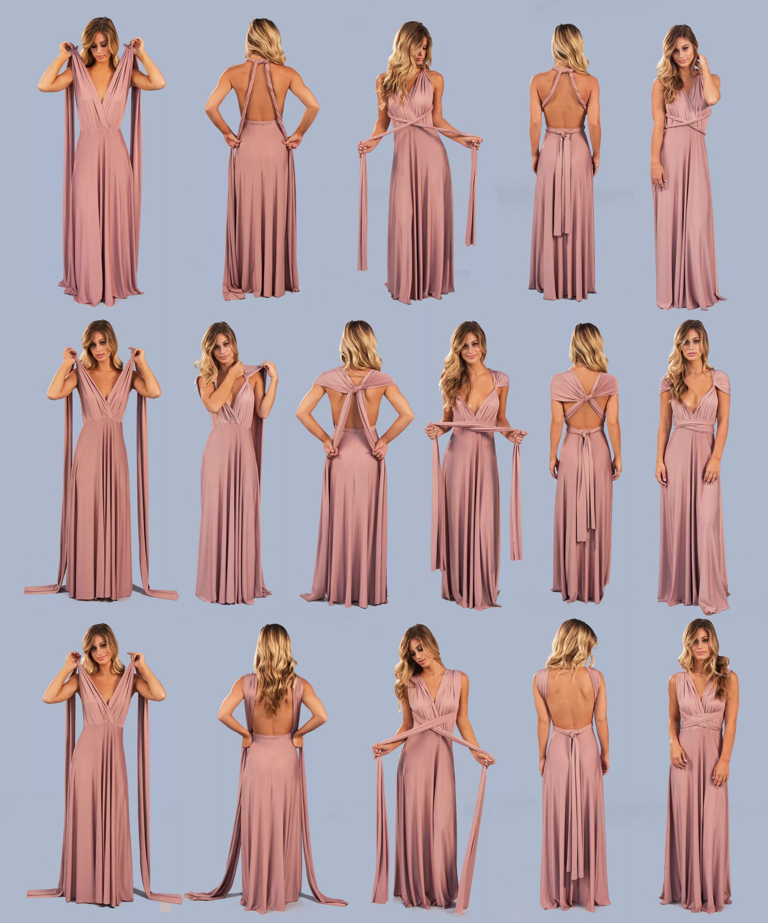 Платье трансформер фото bridesmaid dress wrap different waysCheap Sell - OFF66