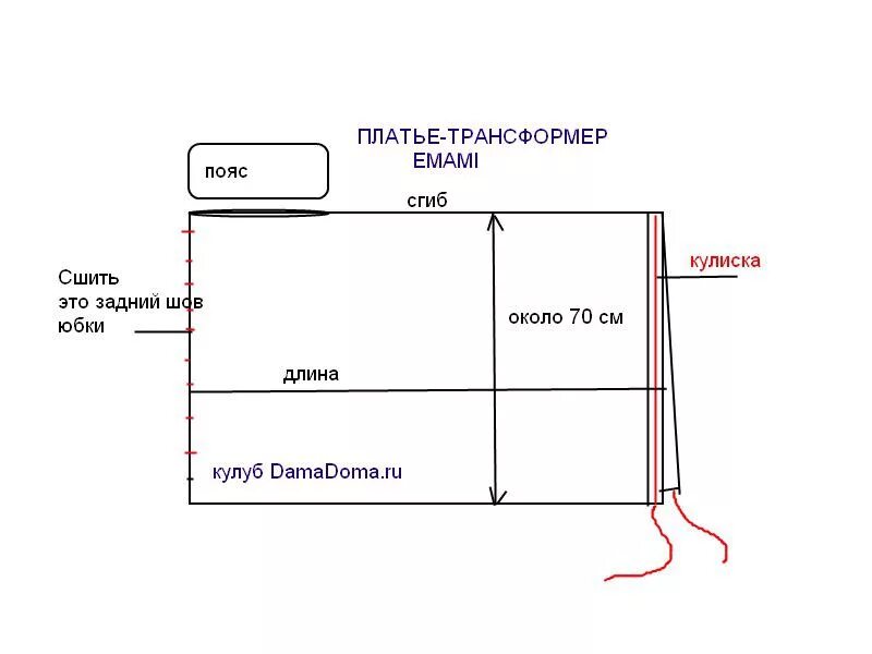 Платье трансформер выкройка 30 образов и одно платье-трансформер EMAMI : Копилка мастер-классов