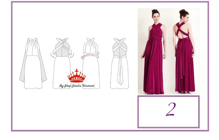 Платье трансформер выкройка и пошив Как Создать образ - Платья Трансформеры модель "Инфинити" и" DEA": Новости магаз