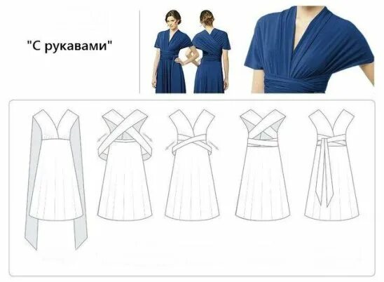 Платье трансформер выкройка и пошив Скоротаем вечерок! Группа на OK.ru Вступай, читай, общайся в Одноклассниках!