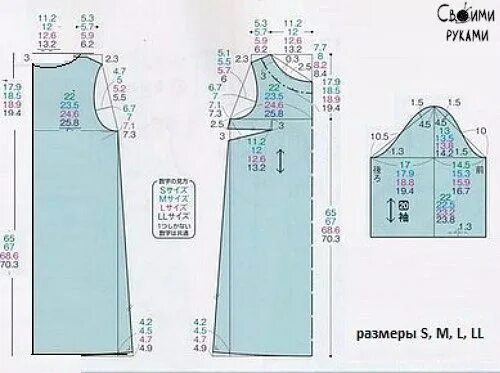 Платье трапеция с рукавом выкройка скачать Удобное стильное платье Выкройка Своими руками (HandMade, дизайн, творчество) Фо