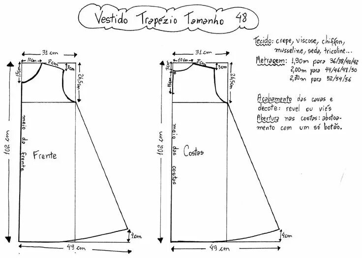 Платье трапеция выкройка с рукавом скачать бесплатно Выкройки, Платье а-силуэта, Бесплатная выкройка
