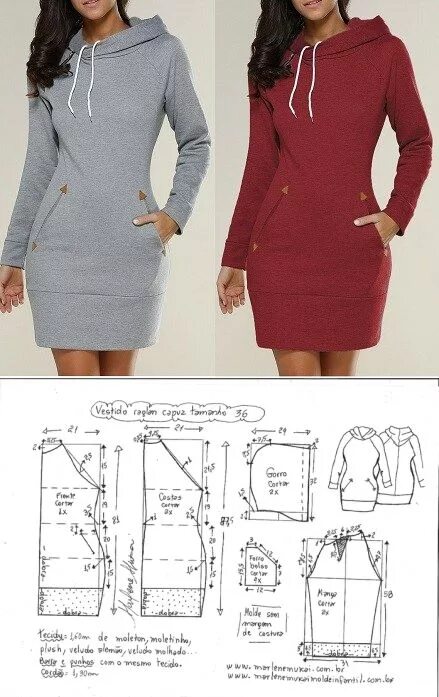 Платье трикотажное с длинным рукавом выкройка liveinternet.ru Fashion sewing pattern, Dress sewing patterns, Pattern fashion