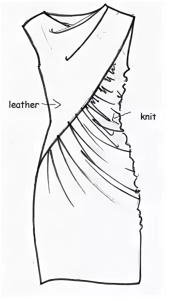 Платье трикотажное с драпировкой выкройка 23 Швейні викрійки ideas dress sewing patterns, sewing patterns, sewing clothes