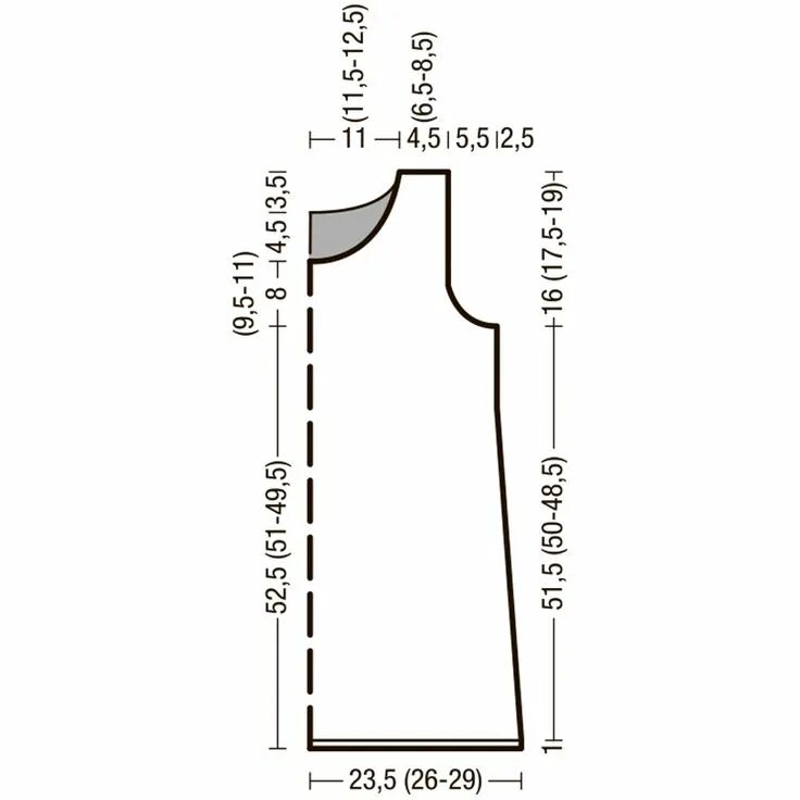 Платье туника выкройка Туника с сетчатым узором Chart, Line chart, Tejido