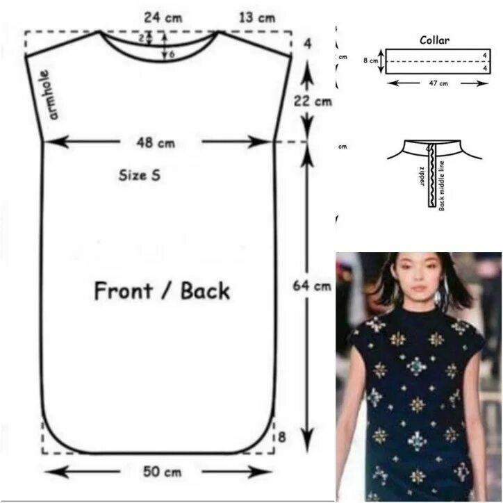 Платье туника выкройка Pin su Выкройки Cucire vestiti da donna, Cucire camicette, Camicette