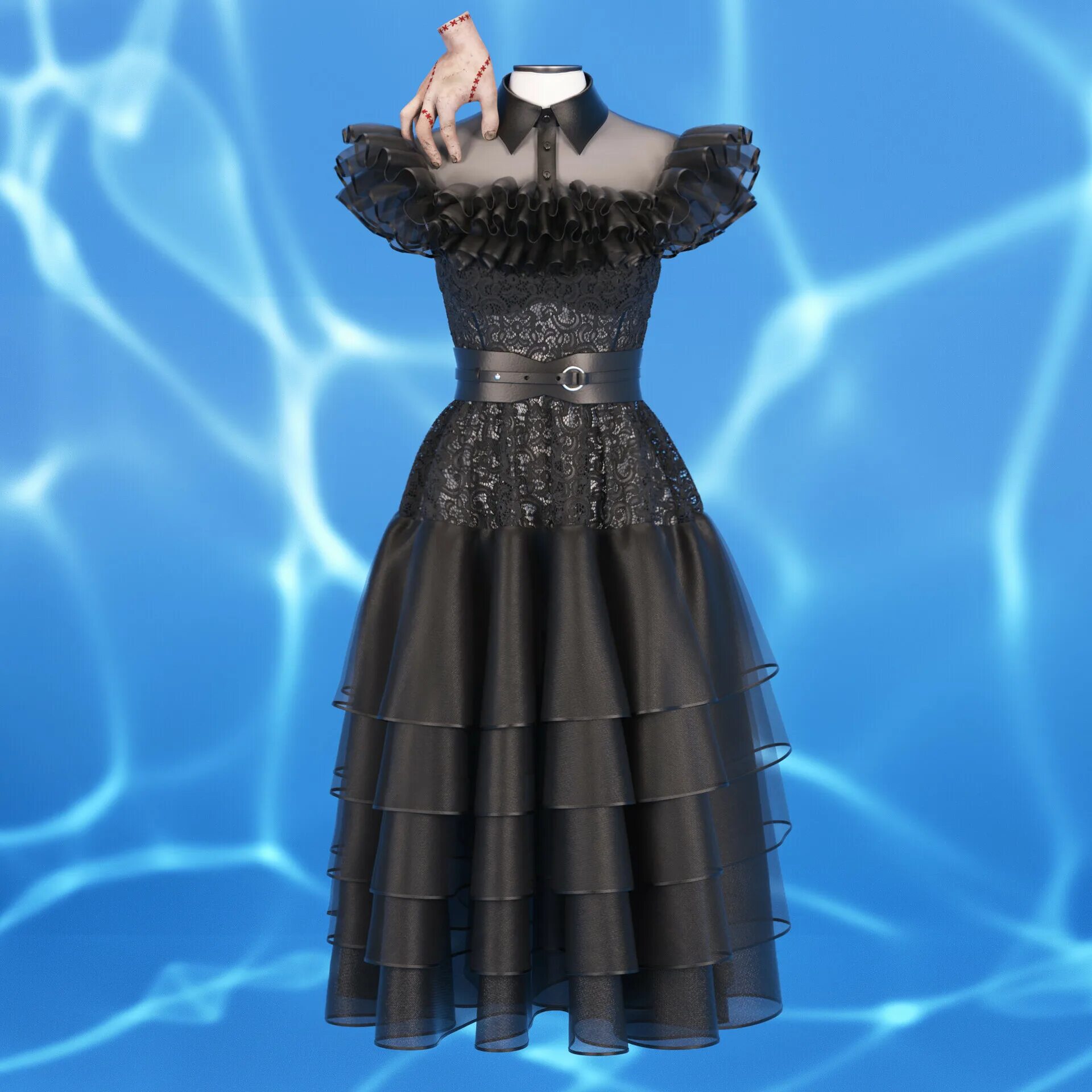 Платье уэнсдей фото ArtStation - Wednesday