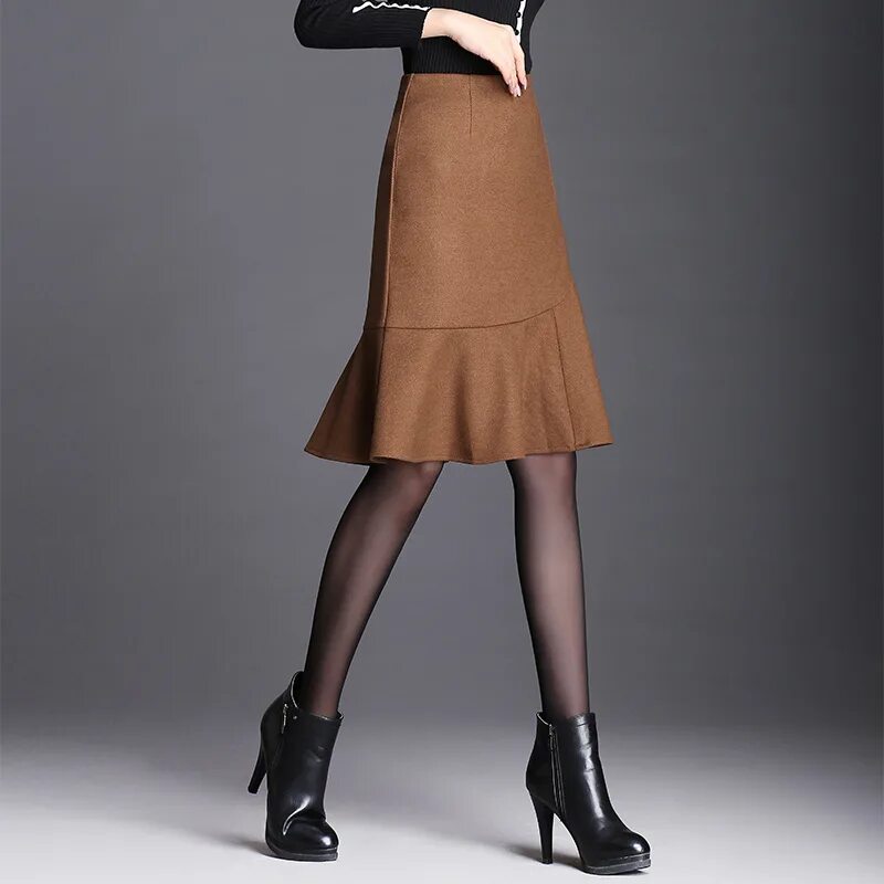 Платье юбка годе фото Купить Женская юбка-годе, Женская юбка-годе, модная зимняя утепленная женская юб