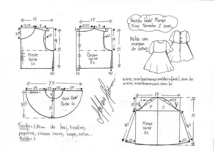 Платья 140 рост выкройки Шьём себе сами - Выкройки из интернета. Дети. OK.RU Kids clothes patterns, Sewin