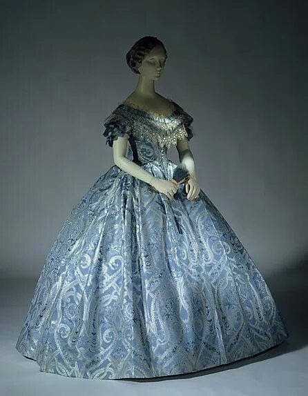 Платья 19 века фото женские бальные 1860s Evening Dress - The Met Ball gowns, Gowns, Fashion