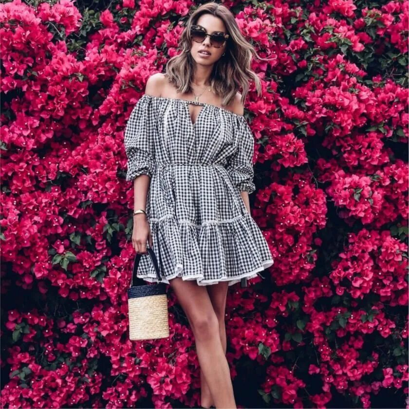 Платья 2019 года модные тенденции Xadrez Vichy Summer fashion outfits casual, Fashion, Summer fashion dresses