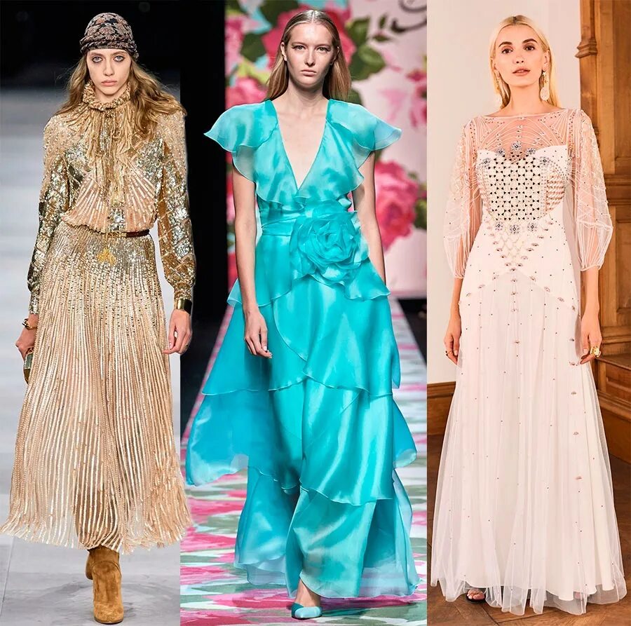 Платья 2020 фото Модные длинные платья 2020 на любой случай и образ