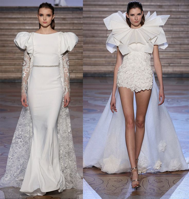 Платья 2020 года фото 28 свадебных платьев 2020 года из Кутюрных коллекций Кутюрные свадебные платья, 