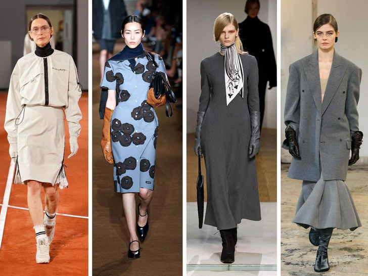 Платья 2024 модные тенденции осень зима фото Модные тренды осень-зима 2024/2025: полный список Marie Claire MARIECLAIRE
