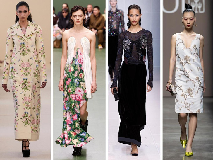 Платья 2024 модные тенденции осень зима фото Модные тренды осень-зима 2024/2025: полный список Marie Claire MARIECLAIRE