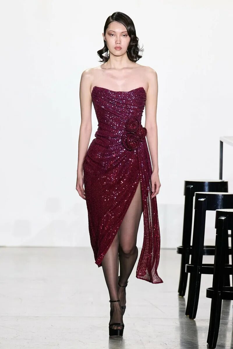 Платья 2024 модные тенденции вечерние Самые красивые платья с показов Осень-Зима 2023-2024. Часть 1 Селина С. Кайл Рос