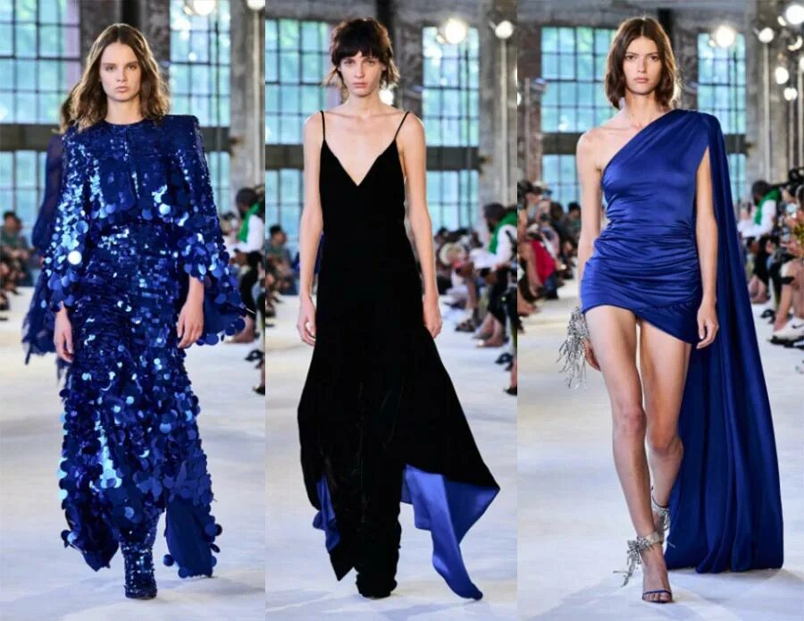 Платья 2024 модные тенденции вечерние Вечерняя мода Haute couture: платья и комплекты