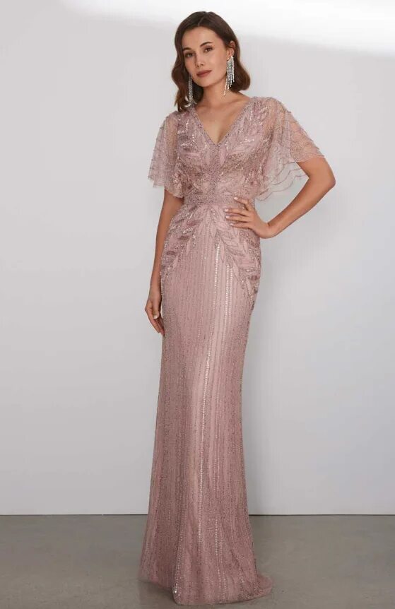 Платья 2024 модные тенденции вечерние фото 10 модных платьев на весну и лето 2024 с рукавами-бабочками. Вечерние и повседне