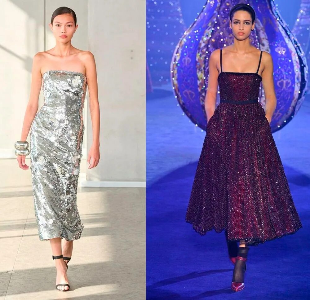 Платья 2024 тренды фото Модные платья на Новый год 2024: актуальные новинки сезона