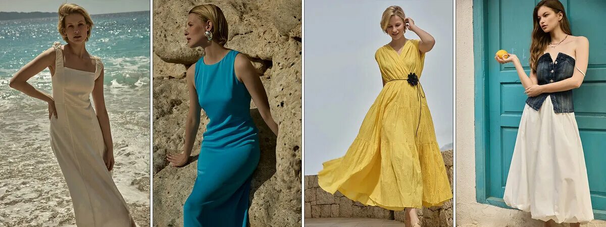 Платья 2024 тренды фото Летние платья ТРЦ Гагаринский Дзен
