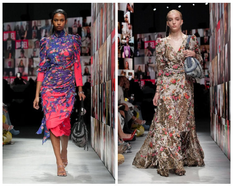 Платья 2025 тренды фото Коллекция Diesel: тренды с Недели моды в Милане осень-зима 2024 - Я Покупаю