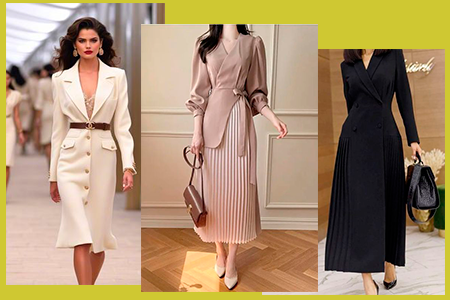 Платья 2025 тренды фото Как с помощью платья выглядеть безупречно, придерживаясь модных тенденций осени-