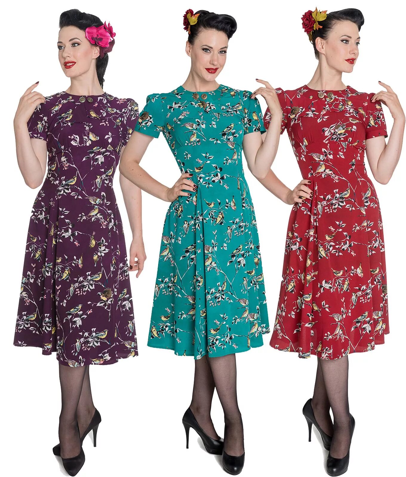 Платья 45 годов фото Pin by Miss Meow on Hell Bunny Collection Vintage style dresses, 1940s dresses, 