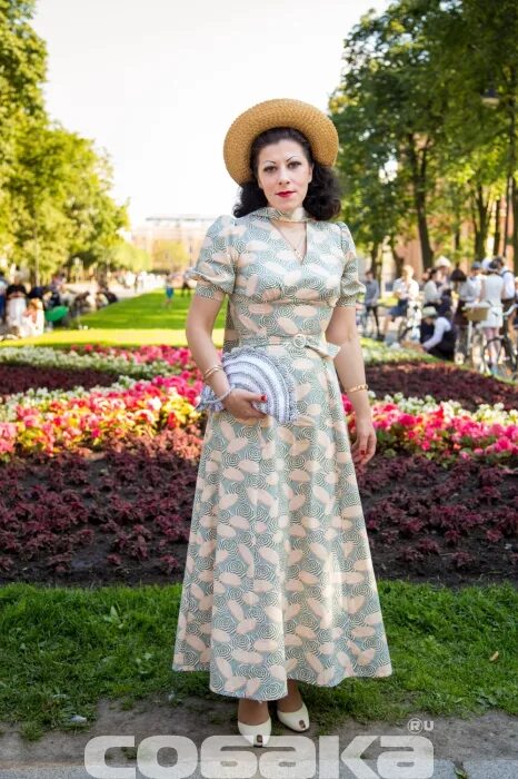 Платья 45 годов фото Мэган Виртанен, Велопрогулка Tweed Run "5 мостов" - 19 июля