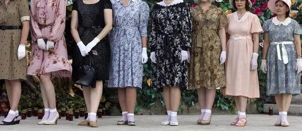 Платья 45 годов фото 1941 год мода: найдено 90 картинок