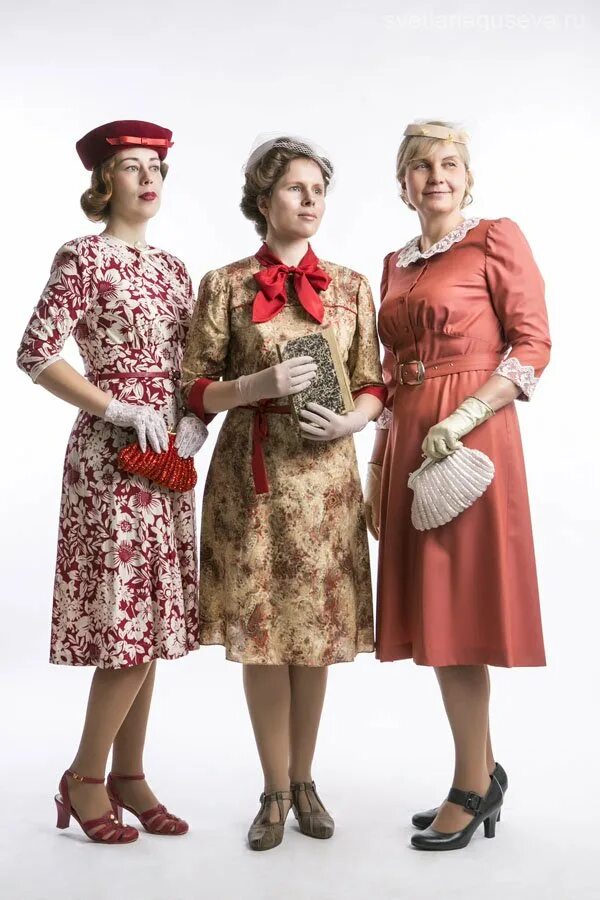 Платья 45 годов фото В настоящее время женщины: найдено 80 картинок