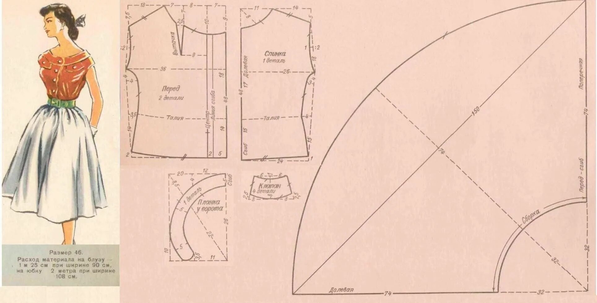 Платья 50 х выкройки Pin on Выкройки Vintage clothes patterns, Vintage sewing patterns free, Vintage 