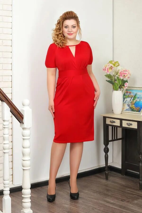 Платья 52 размер фото ПЛАТЬЕ 5708.210.1 Платья прямые 1 часть. Платья больших размеров