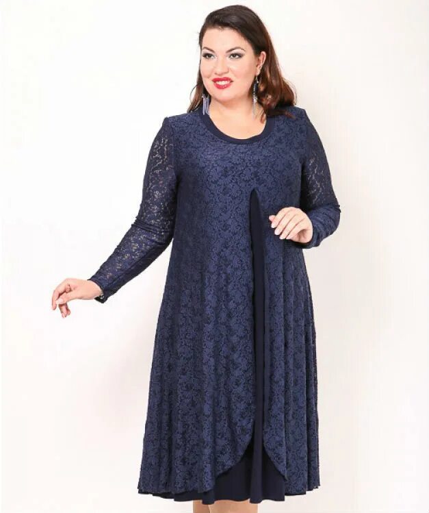 Платья 58 фото Вечернее трикотажное платье с дизайном, синее - купить в Москве ◈ цена в интерне