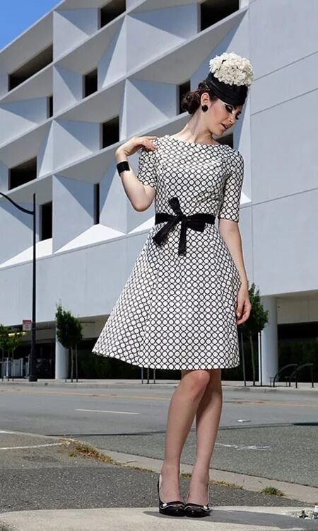 Платья 60 фото Платья аля 60 - фото 2024 года