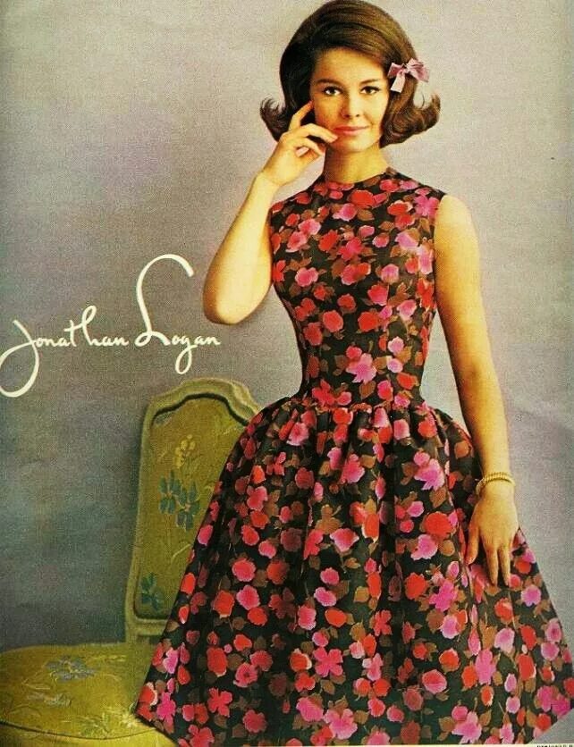 Платья 60 х фото Jonathan Logan Vintage fashion 1960s, Vintage dresses, Sixties fashion