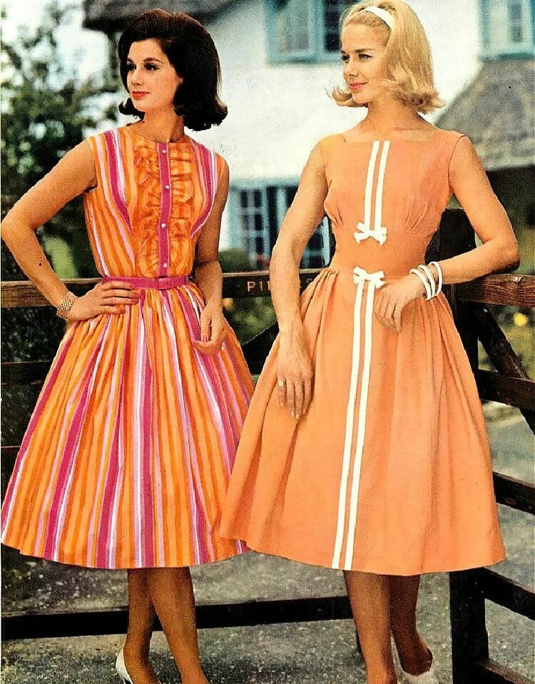 Платья 60 х фото Vintage Summer Fashion Inspiration 1960s fashion women, 1960s fashion, 1963 fash