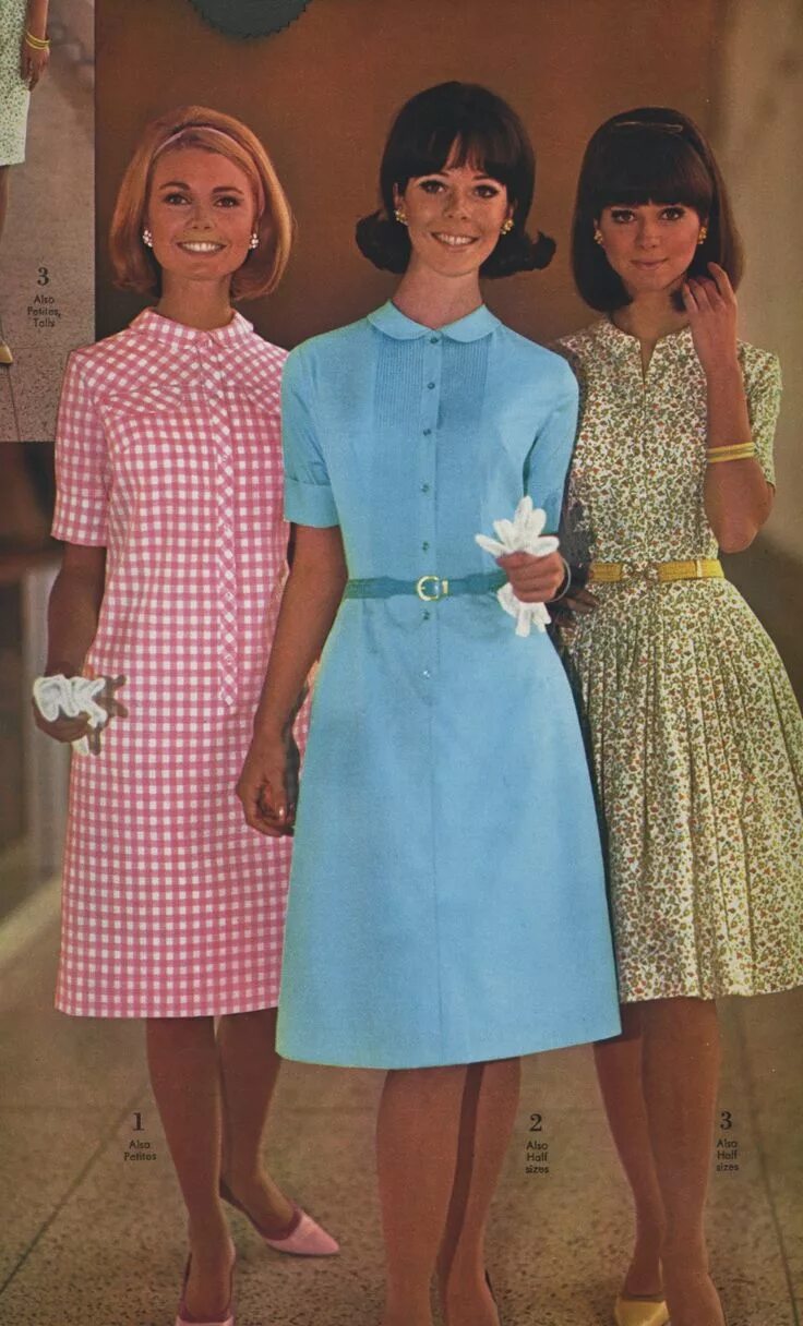 Платья 60 х годов фото 1966 Spiegel catalog women’s dresses #1960s Summer fashion dresses, 1960s fashio