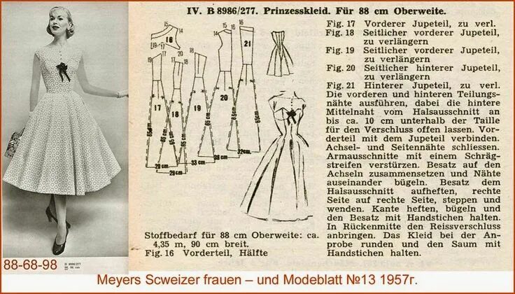 Платья 60 х выкройки Лебединая песня реконструктора: Мода 1950-60 годов.Часть 3: КРОЙ из журналов 50-