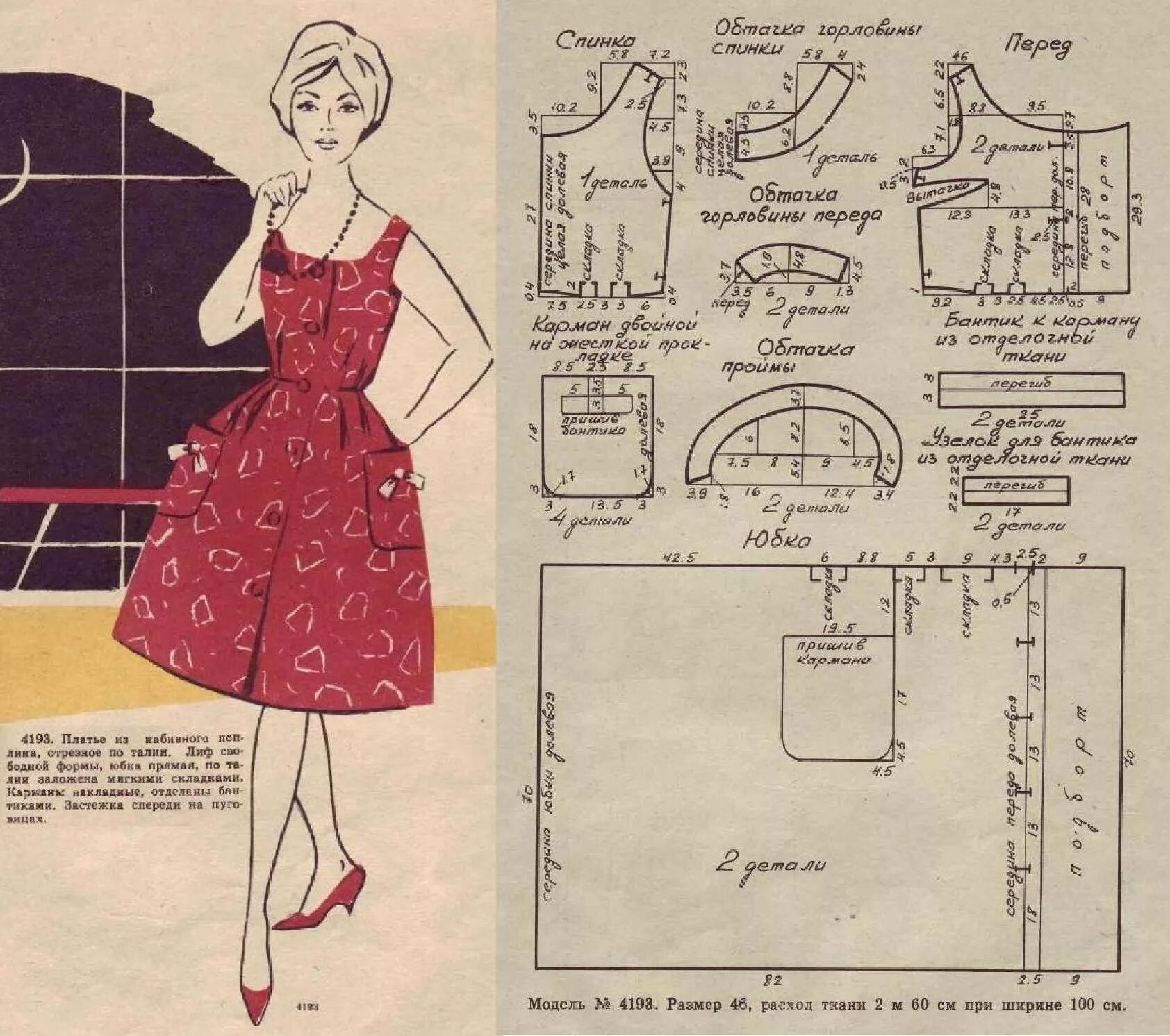 Платья 60 х выкройки Vintage dress sewing patterns, Dress sewing patterns, Fashion sewing