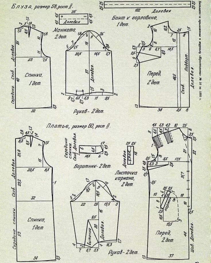 Платья 60 размера выкройки для полных ВЫКРОЙКИ ОДЕЖДЫ КУРСЫ ШИТЬЯ в Instagram: "ВЫКРОЙКА блузки для 58 и выкройка плат