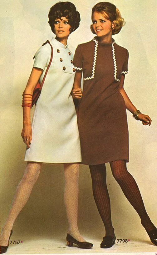 Платья 70 х годов фото Pin on 60s 70s 1960s fashion, Retro fashion, 1968 fashion