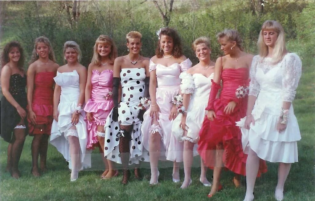 Платья 90 годов фото Prom 1989 Furneisen Flickr