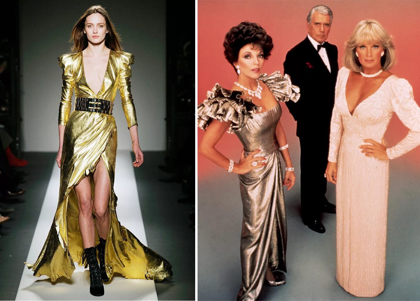 Платья 90 х фото Вечернее платье 90 годы
