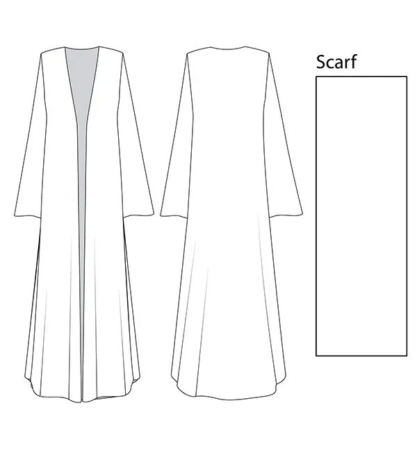 Платья абая выкройки Abaya Moodboards Photos, videos, logos, illustrations and branding on Behance