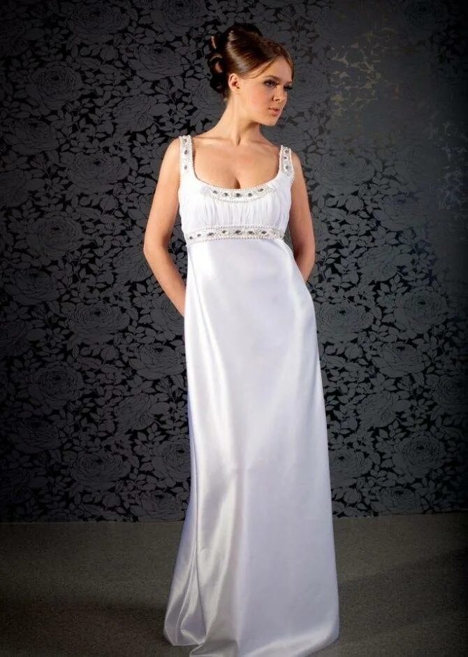 Платья ампир фото Как выбрать свадебное платье в греческом стиле: фасоны, аксессуары и обувь