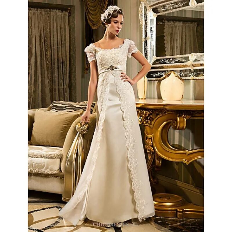 Платья ампир фото Свадебное платье в стиле Ампир - популярные модели и фасоны и аксессуары к ним, 