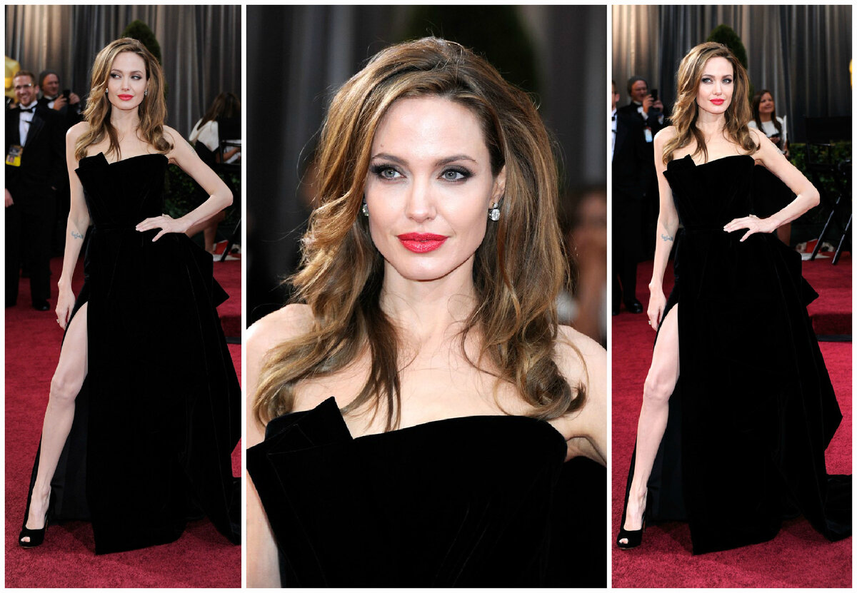 Платья анджелины джоли фото Красота по-американски: 10 нарядов Анджелины Джоли, в которых она выглядела бесп