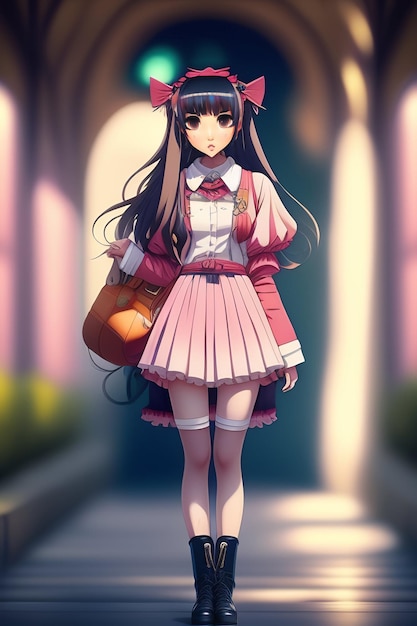 Платья аниме фото Page 2 Anime Girl Full Body Images - Free Download on Freepik